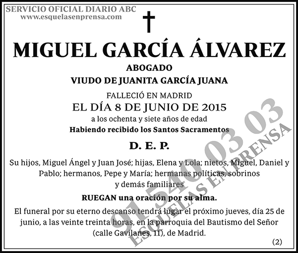 Miguel García Álvarez